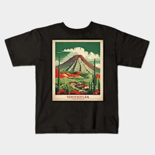 Tepotzotlan Estado de Mexico Vintage Tourism Travel Kids T-Shirt